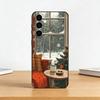 Christmas Art winter C-Coffee Phone Case For Samsung Galaxy A73,A72,A71,A70,A53,A52,A51,Others Soft Black Cover