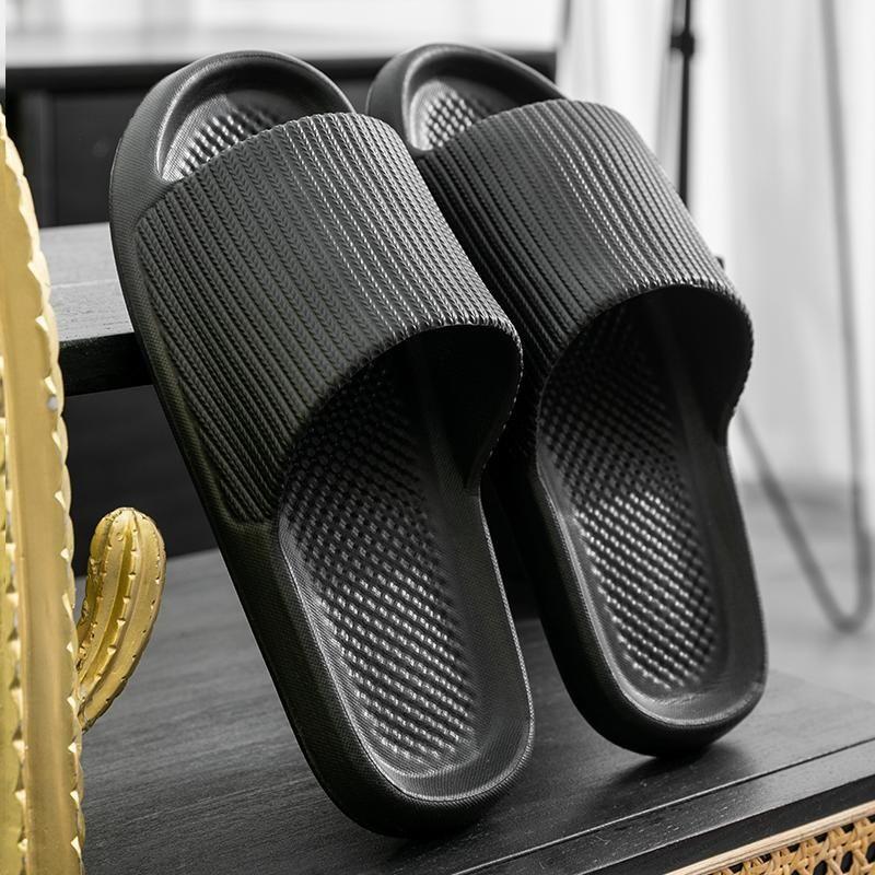new hotel slippers fashion women's thick bottom summer home cool slippers men