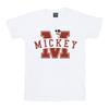 Disney Womens/Ladies Mickey Mouse Letter Peak Cotton Boyfriend T-Shirt