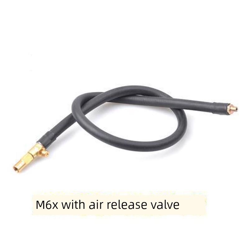 Car Air Pump Hose M6 Thread Car Tire Inflator Nozzle Portable Air Pump Tube
