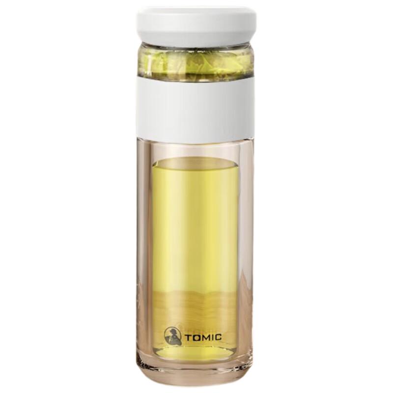 TOMIC Water Separation Glass Tea Infuser Bottle 400ML