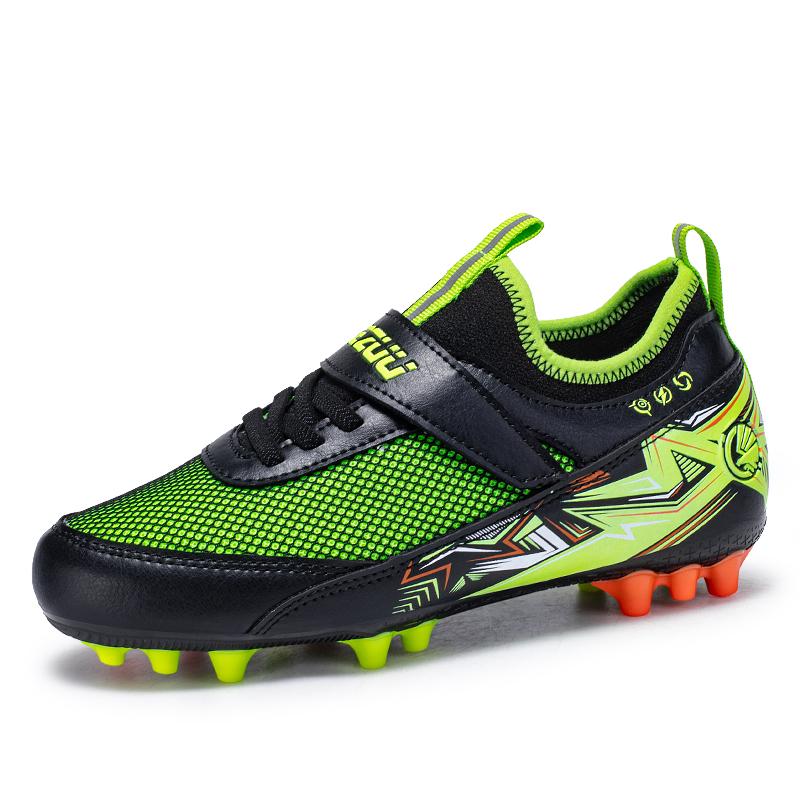 New Men Kids Football Boots Grass Cleats Match Soccer Shoes Training Shoes Boys Professional Non-Slip Ultralight