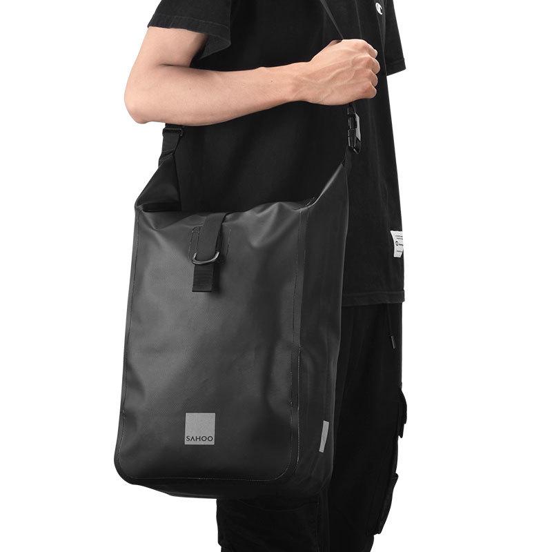 SAHOO 142096 Waterproof 10L Single Side Pannier Bag for Mountain Bike Cycling