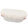 Cotton Bread Bowl Covers Set of 4 Washable Sturdy Linen Fabric Lid for Sourdough Proofing and Kitchen Storage