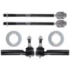 4pcs Tie Rod Ends Inner Outer Set Modification Replacement for Chevrolet Silverado 1500 LT 2007