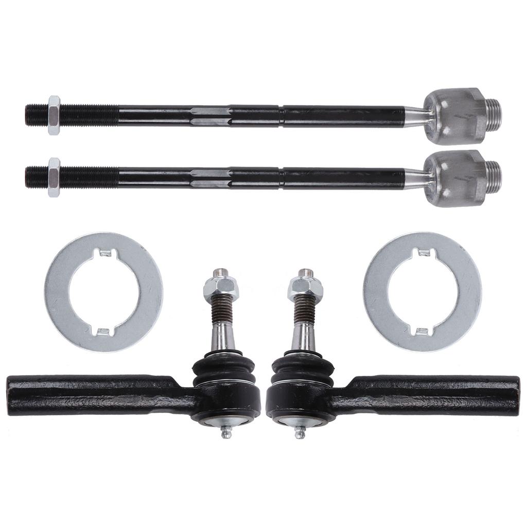 4pcs Tie Rod Ends Inner Outer Set Modification Replacement for Chevrolet Silverado 1500 LT 2007
