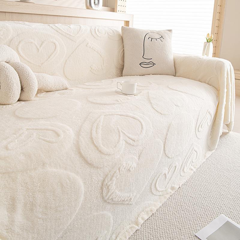 

Простое высококачественное плюшевое полотенце для дивана, всеобъемлющее универсальное покрывало для дивана, чехол от пыли, одеяло для ворса 180*130cm