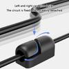 5Pcs Cable Clamp Data Line Fixer Holder Cylindrical Wire Management Clip Desktop Tool for Wall Desk Christmas Light