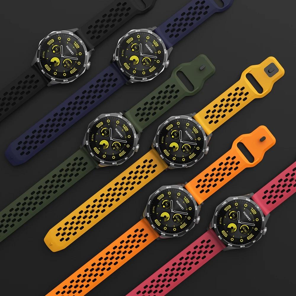 20mm Sports Breathable Silicone Strap For Garmin Forerunner 165 Vivoactive 5 3 Venu Sq 2 245 645 Approach S12 Bracelet Watchband