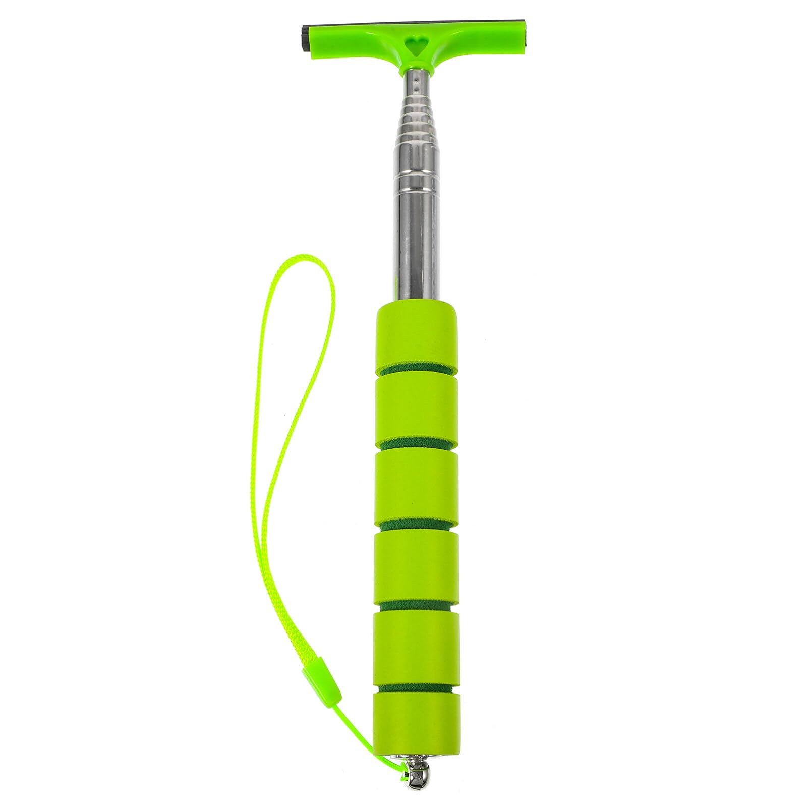 

OUNONA Retractable Car Mirror Mirror Wiper with Adjustable Layered Brush Head Portable Car Squeegee 21.50X6.50X2.30CM зелёный