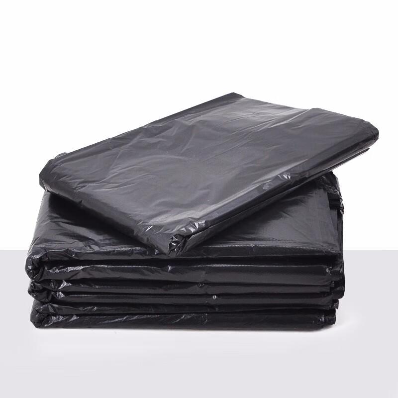 Lanshi LJD-2054 Black Flat Top Trash Bags, 70x90cm