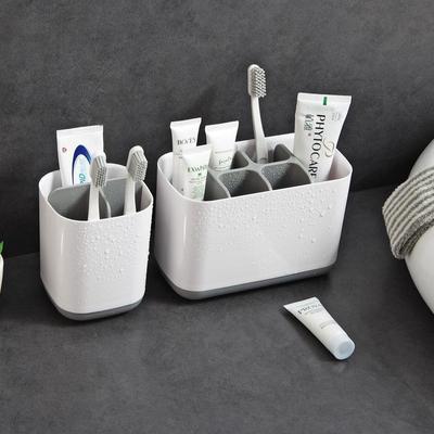 Accessori per il bagno Porta spazzolino elettrico Porta dentifricio Porta dentifricio staccabile in plastica Portaoggetti per il bagno Scatola contenitore