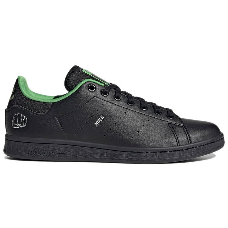 Marvel x adidas Stan Smith Hulk Unisex-Sneaker Schwarz Core-Black Silber-Metallic GZ5993