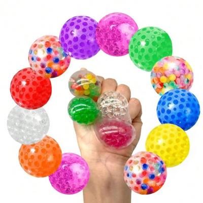 10er-Pack 3,5 cm Sensorische Stressbälle, Weiche Knet-Fidget-Bälle, Tragbare Antistress-Quetschbälle für die tägliche Entspannung