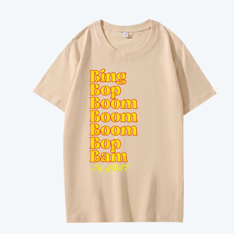Kendrick Lamar GNX - Bing Bop Boom Camiseta masculina feminina Oversized 100% Algodão manga curta Estampa de verão Unissex sizetops