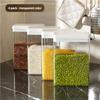 Transparent Plastic Kitchen Storage Jar Sealed Moisture Proof Insect Proof for Grain Snack Dried Fruit - Food Storage Container