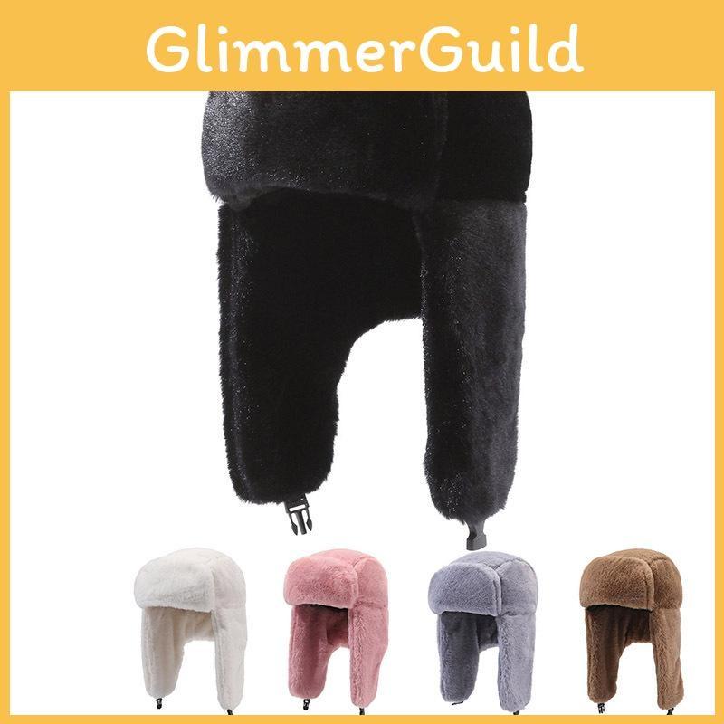 Ushanka Plush Thick Hat Winter Outdoor Ear Protection Cap Warmth Gift Windproof
