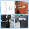 Cabinet Safety Lock with Screws Multi-Purpose Drawer Cupboard Child Proofing Safety Buckle Baby Proof Security Latch Lock