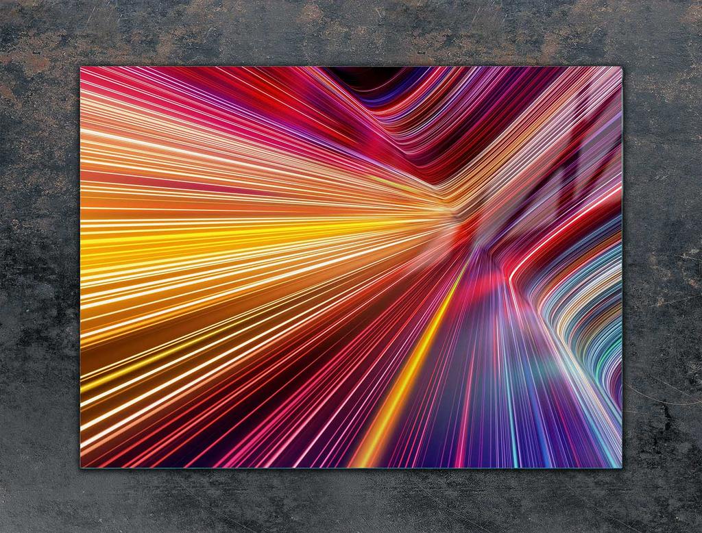 PIANO COTTURA PROTETTIVO IN VETRO 70x52 COLORATO