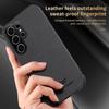 Business Retro Leather Built-in Magnetic Case For Samsung Galaxy S26 Ultrra S25 Plus Skin-friendly Shockproof Protect Slim Cover