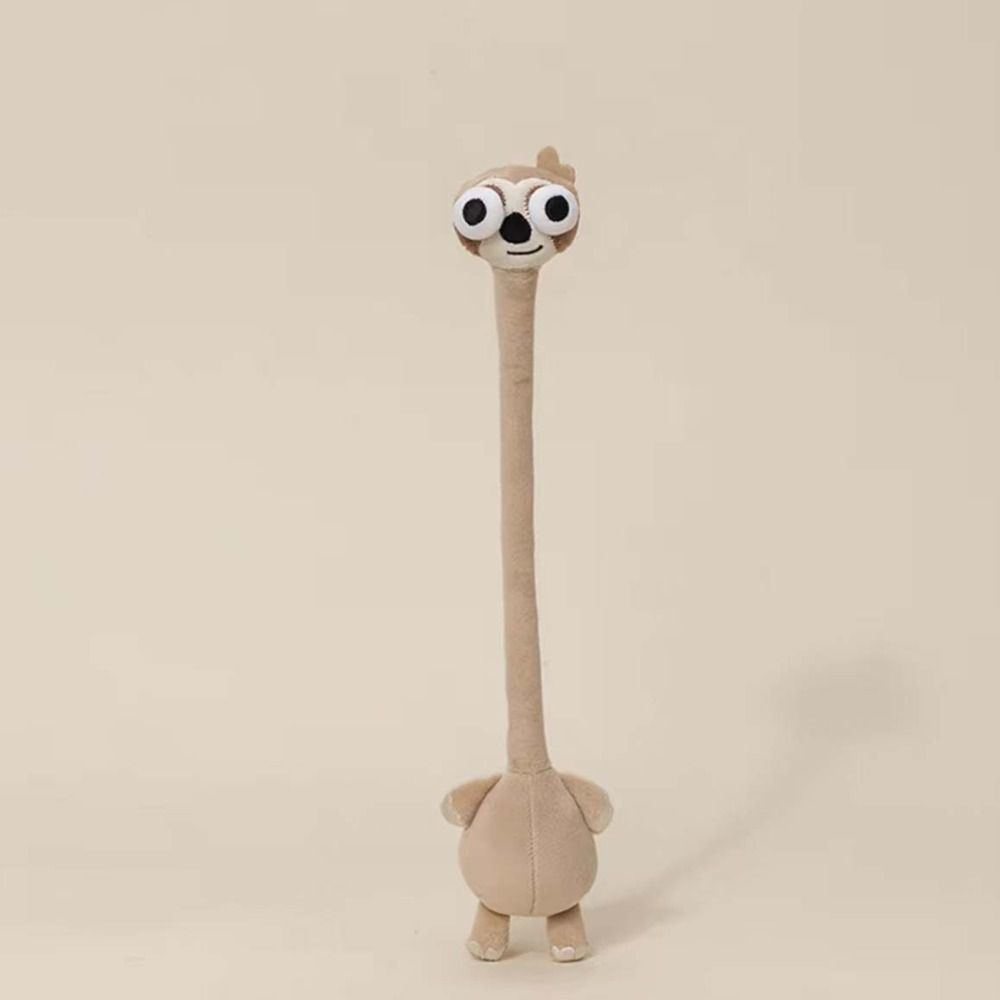 Funny Design Giraffe Bag Pendant White Color Pink Pig Plush Pendant  Gift For Girls
