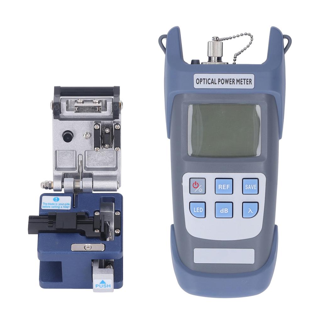 Fiber Cold Connection Set Optical Power Meter Single Fiber Stripper Cutting Termination Tools