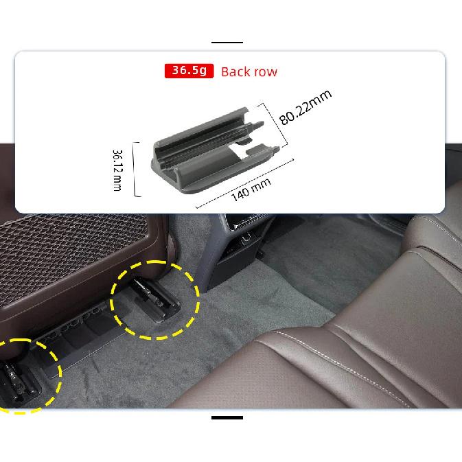 Car Front Row Left Right Seat Rail Trim Cover 1679190500 Driver Passenger Seat Cover For Mercedes Benz GLE GLS W167 After 2020