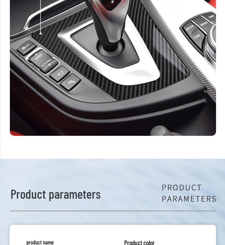 BMW 3 & 4 Series Gear Shift Lever & Knob Trim Cover (F30, 318, 320GT, F34, F35)