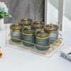 Transparent Food-Grade Plastic Storage Jars for Grains, Snacks, and Dried Goods