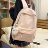 Schoolbag Korean Fresh and Cute Ins Schoolbag Backpack Junior High School Student Lightweight College Student Women's Travel Casual Versatile Backpack