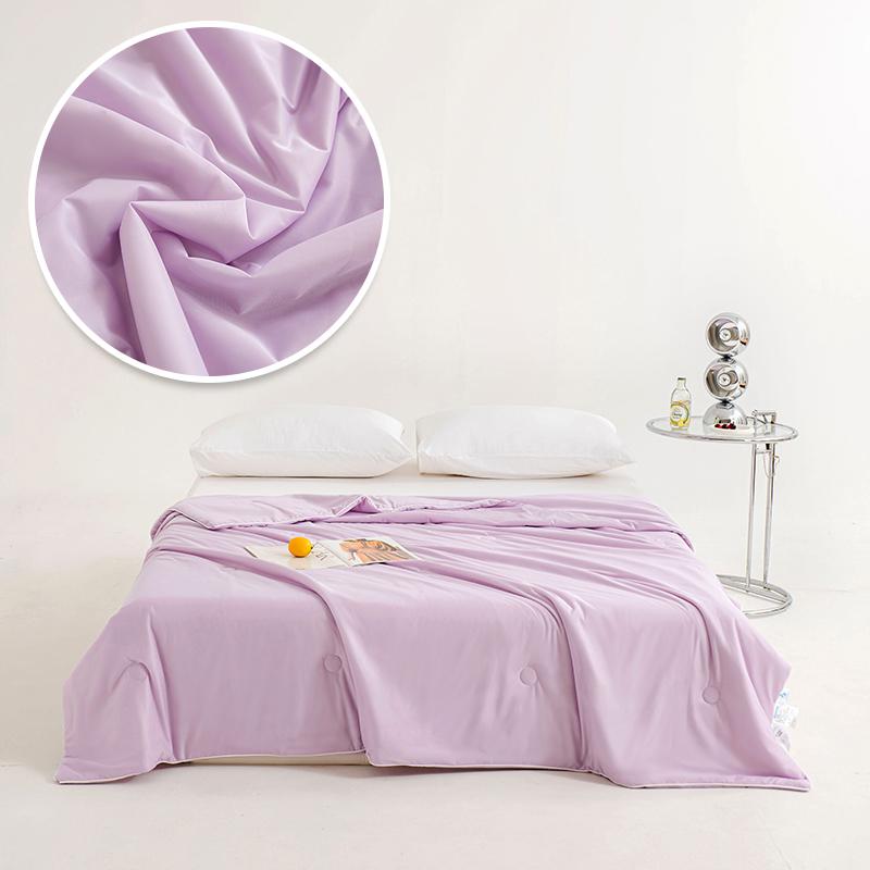 Double Sides Cooling Blanket for Bed Silky Air Condition Comforter Lightweight Cooled Summer Quilt with Cooling Fabric Home