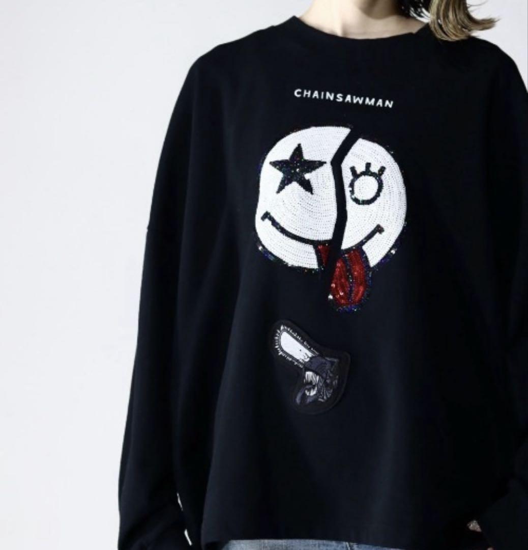 

[Б/У] Chainsaw Man x ONEMADE x B 2nd Специальный заказ Толстовка Черная