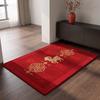 Blessing Words Sheep Year Floor Mat Cartoon Lamb Welcome Door Mat New Year Anti Slip Mat  Kitchen