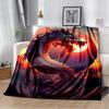 29 Style New Chinese Loong Dreamy Dragon Cartoon Blanket,Soft Throw Blanket for Home Bedroom Bed Sofa Picnic Travel Office Cover