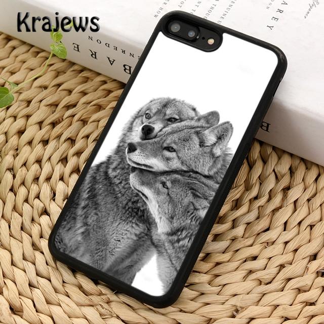 Krajews Vytí vlka pod měsícem vzor Pouzdro na telefon Pro iPhone 14 6s 7 8 plus X XR XS 11 12 13 pro max Samsung S21 S22ultra