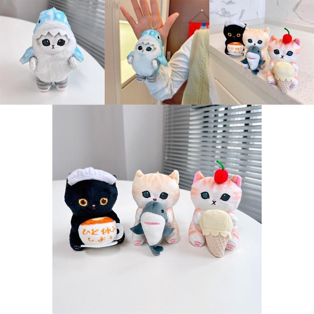Delightful Shark Cat Plush Pendant For Kid Christmas Gift