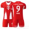 2025-2026 Bayern Munich Home Football Kit No.17 Olise No.6 Kimmich No.9 Kane No.10 Musiala No.14 Dias