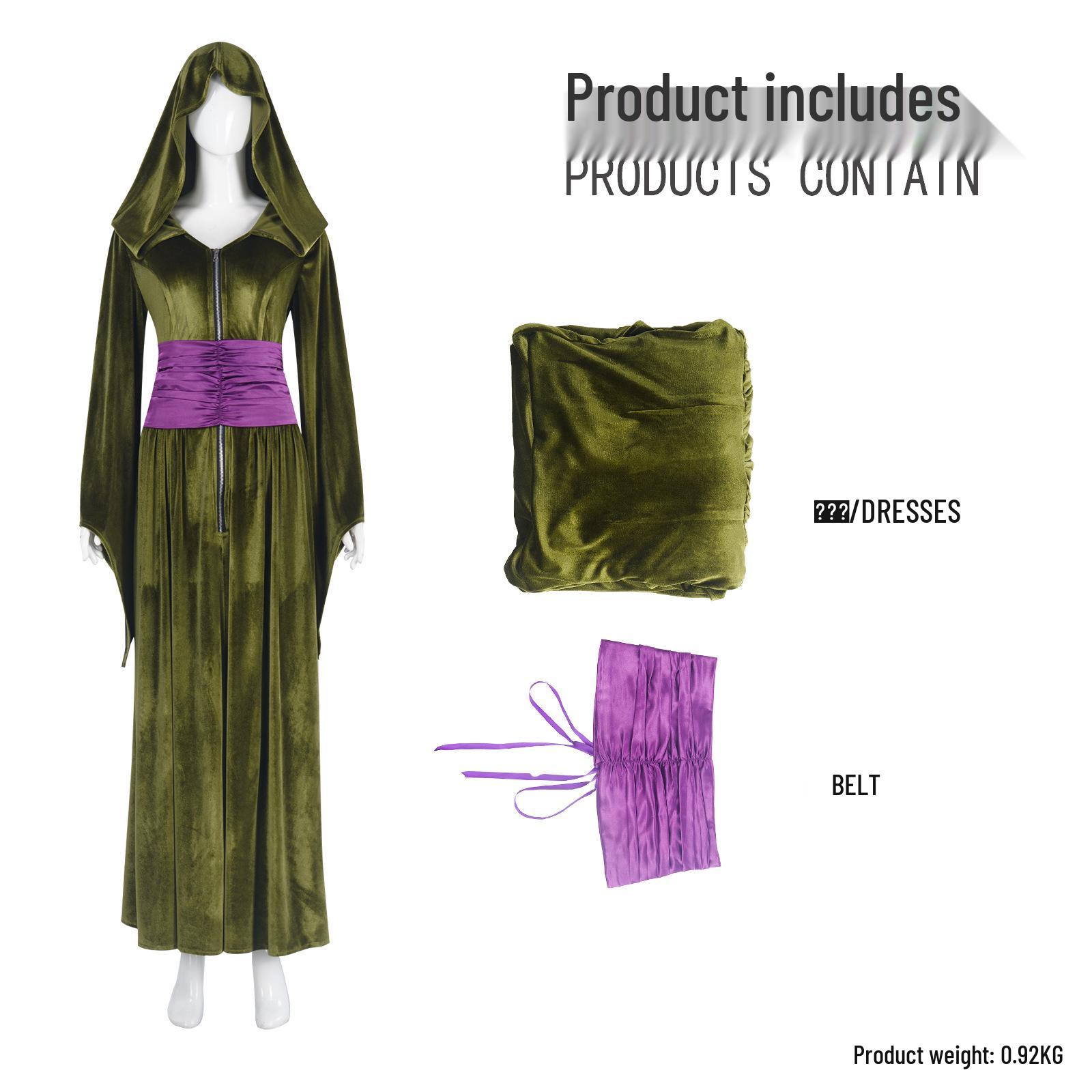 

Средневековый плащ волшебника, костюмное платье для косплея на Хэллоуин L