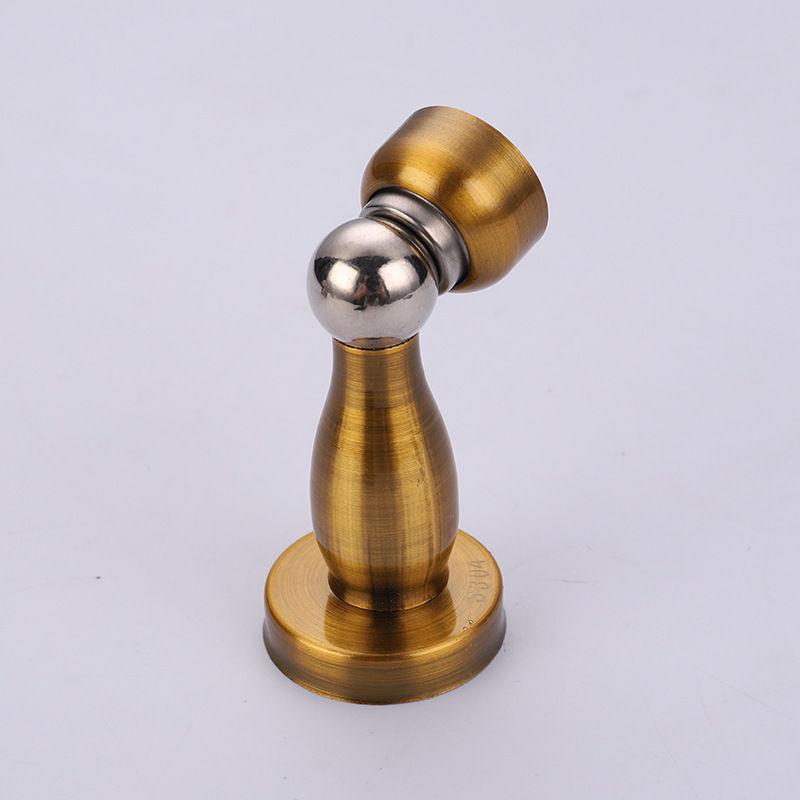 304 Stainless Steel Magnetic Floor Door Stopper - Invisible Anti-Collision Wall Mount for Bathroom Door