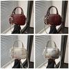 Minimalist Pu Handheld Crossbody Bag With Stitching Detail For Commuting
