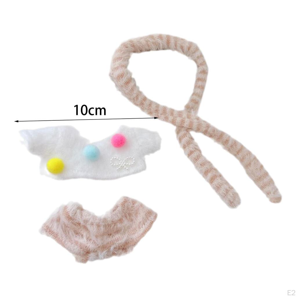 17cm Doll Clothes Outifit Stylish Photo Props Soft Comfortable Kids Gift Accessories DIY