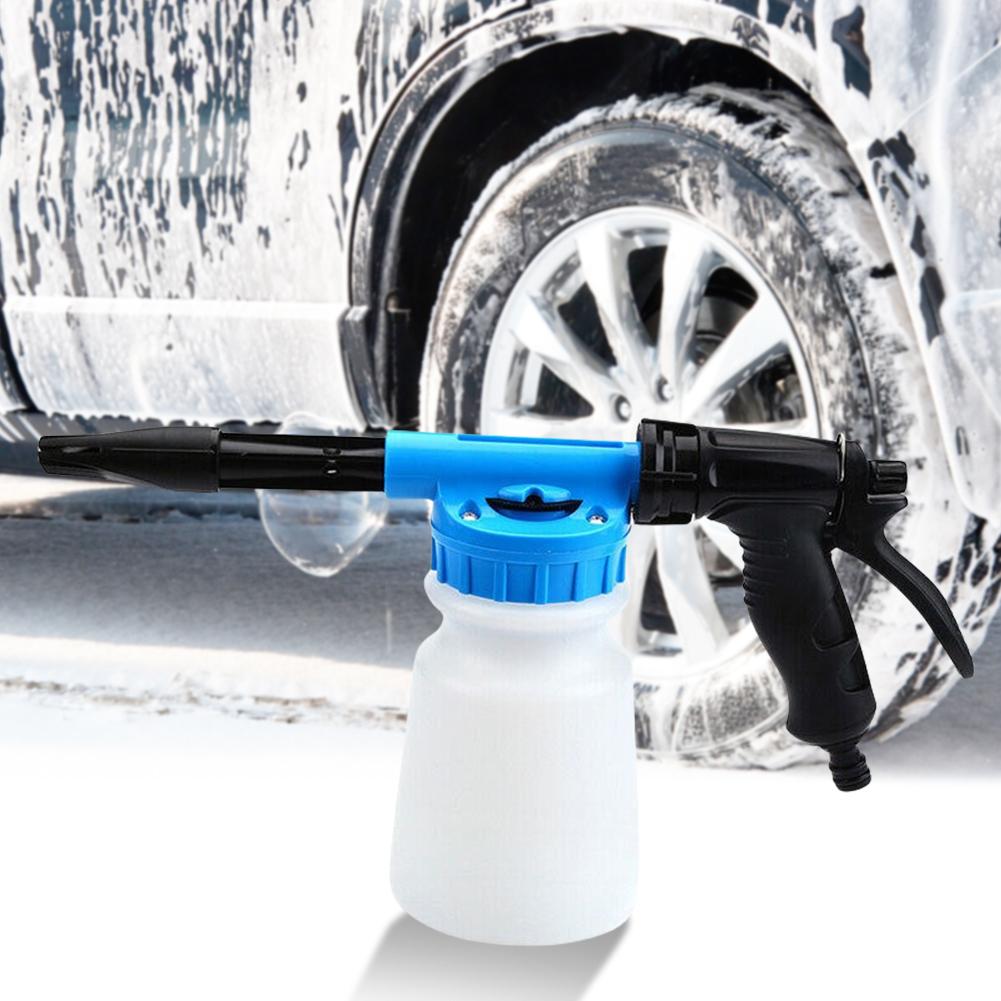 1/0.75L Car Washer Water Gun Adjustable Foam Nozzle Spraying Removable Jet Pressure Car Washing Foam Gun for Car Cleaning Tools