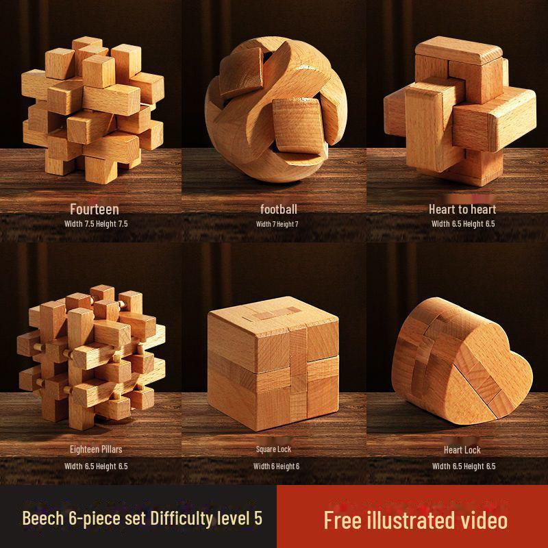 

Набор замков Kongming и Luban: Развивающая игрушка для развития детского мозга