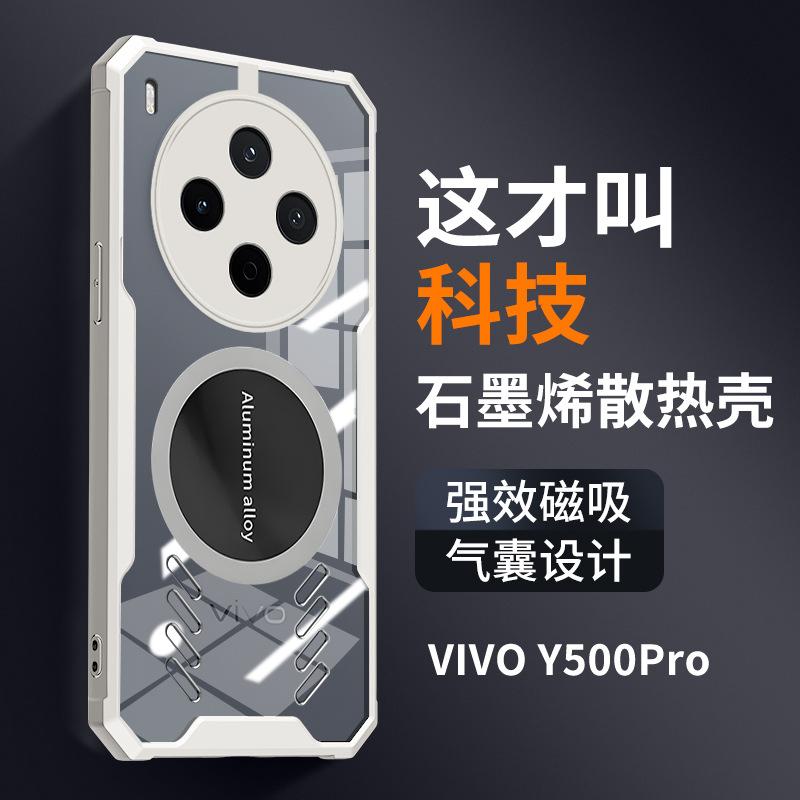 Graphene Transparent Heat Dissipation E-sports Mobile Phone Case Suitable for Reno15 Protective Case Reno15PRO Mobile Phone Case