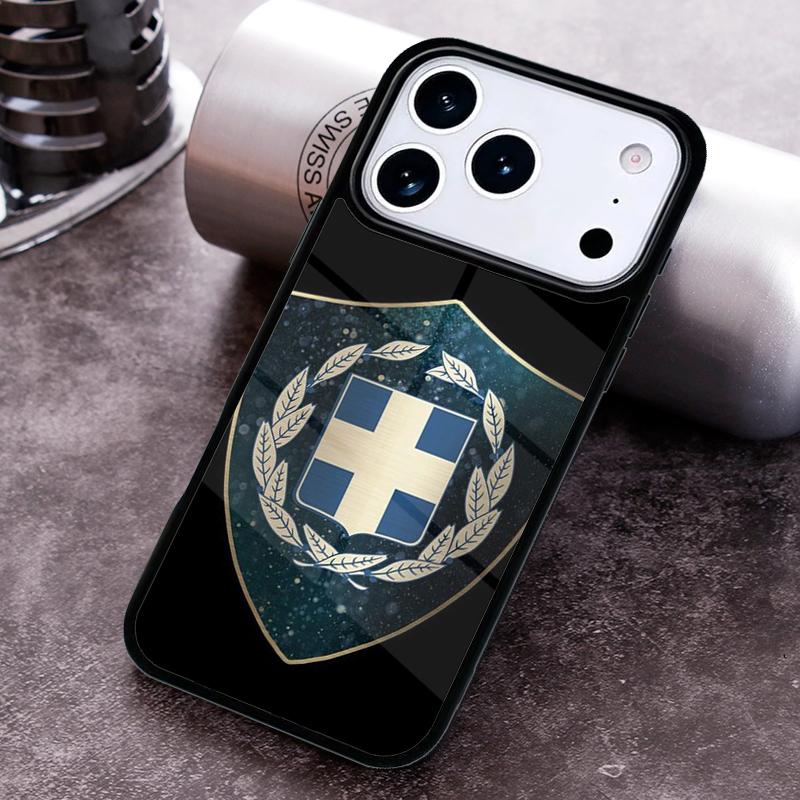 Greece Greek Flag Phone Case for iPhone 17 16 15 Pro Max Air 14 13 12 11 Plus Shockproof Cover