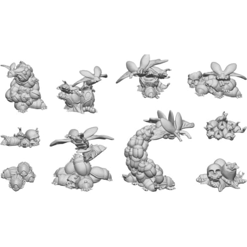 Green Staff World Non-Scale 3D Print Set: Swarm of Scarabs 3D Printer Kit GSWD-12666