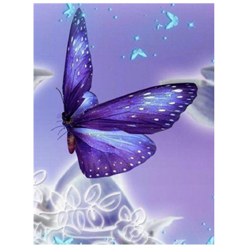 Volle 30X40CM 5D Diy Diamant malerei Farbe schmetterling Stickerei Kreuz Stich Home Decor Handmade
