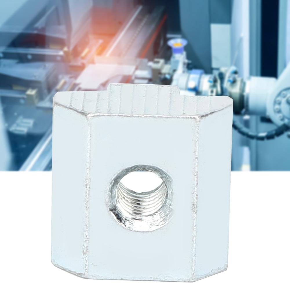 30pcs 40 Series T slot Nuts Set Carbon Steel Threaded T Sliding Nut Block Fasteners(M6 )