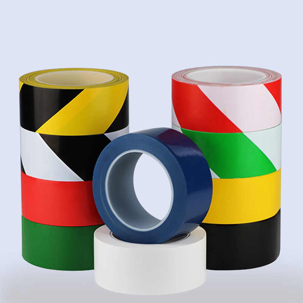 Width 30/48/60/80/100mm PE Tape Super Sticky Duct Tape Warning Adhesive Tape Carpet Floor Waterproof Tapes DIY Decoration