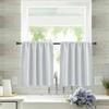 Contemporary Short Curtain For Commercial Spaces High Light Blocking Fabric Grey 132*46cm Piece)